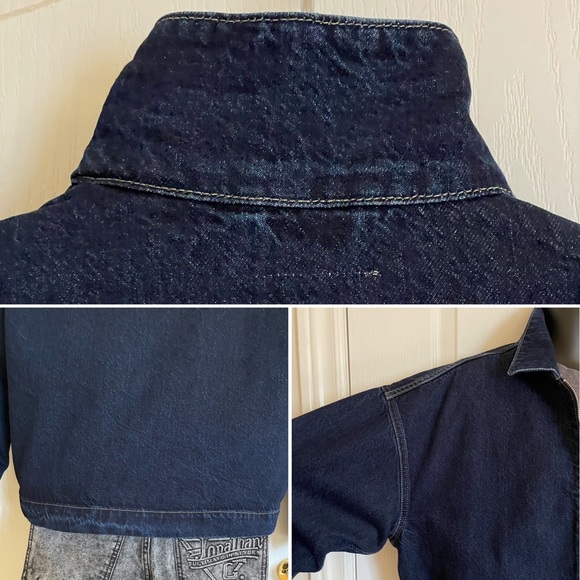 JACK & JONES Utility Denim Jacket, Sz M, zipper closure - Picture 9 of 16